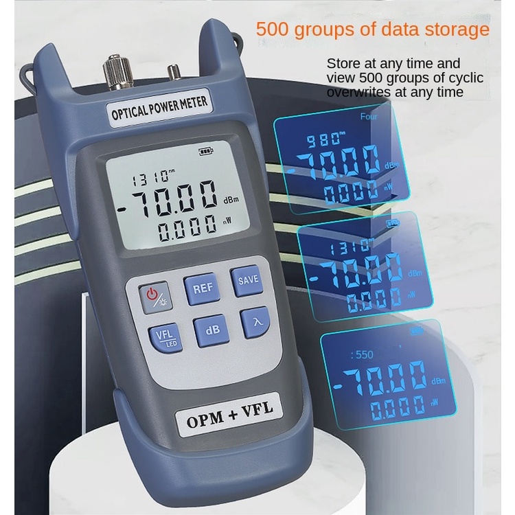 AUA G710B Optical Power Meter With Visual Fault Locator Optical Fiber