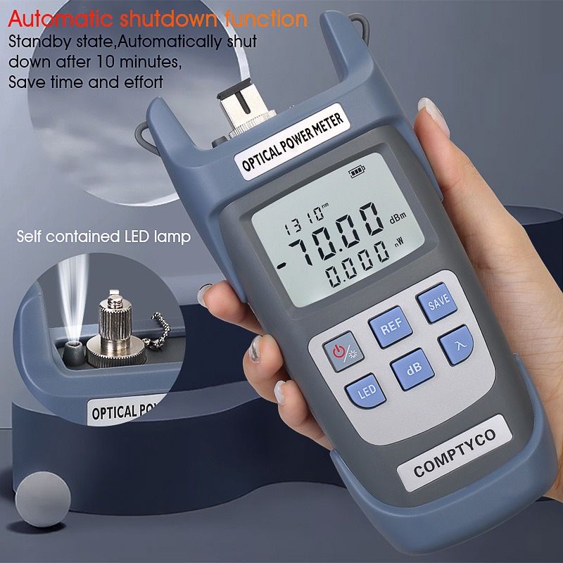 Aua G A Optical Power Meter Wavelength Network Cable Tester Ftth