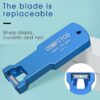 Optical Fiber Cable Stripper 8.5mm 10.4mm 14mm Cable Sheath Slitter Longitudinal Jacket Cutter FS901 - Image 7