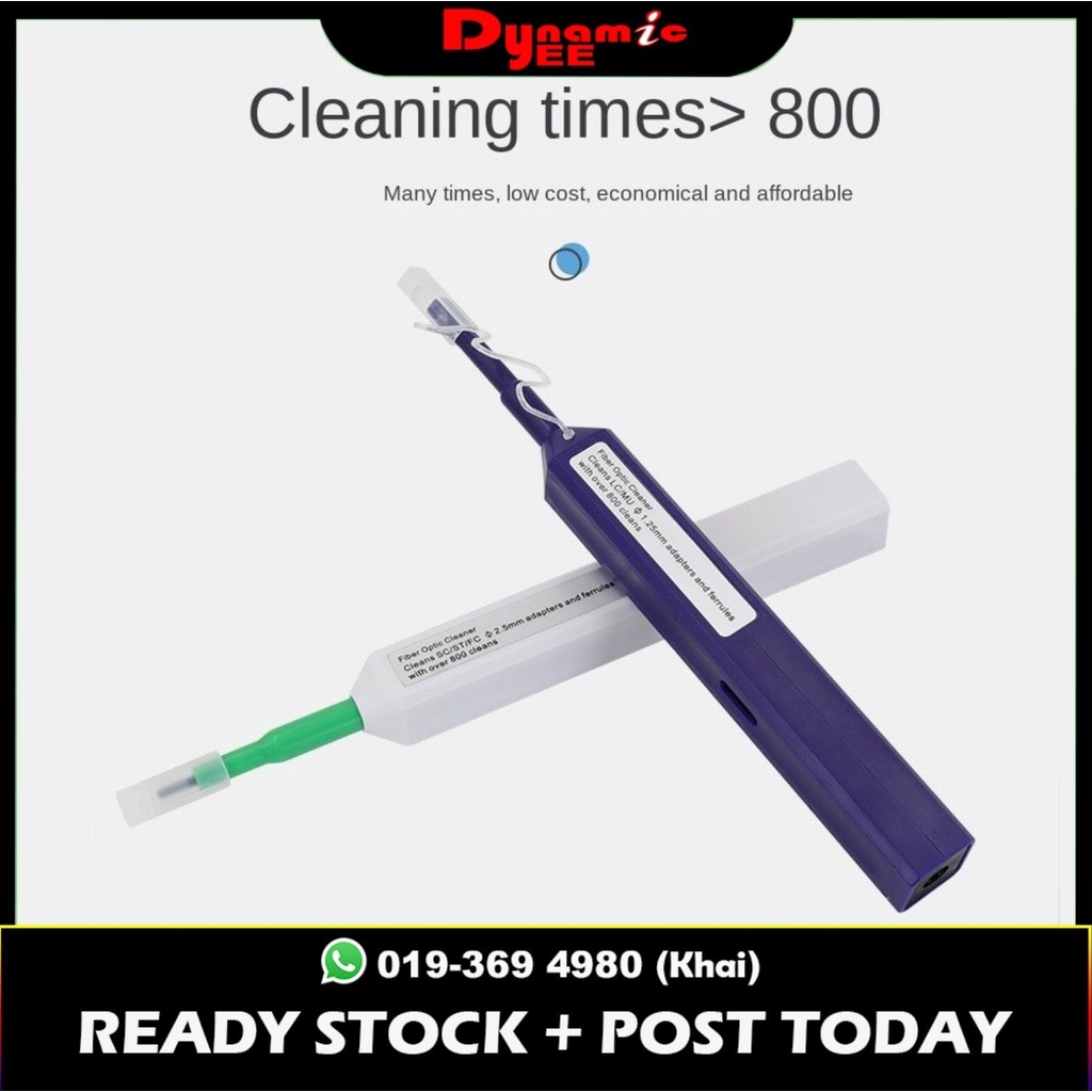 Fiber Optic One Click Cleaner For 125 Lc And 25mm Fc Sc St Fiber Cleaning Pen Ct301 Dynamic Ee 4631