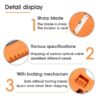 05 Fiber Cable Ribbon Stripper MSAT5 Loose Tube Buffer Mid-Span Access Tool 1.9mm to 3.0mm Replaceable Blade FS021 - Image 7