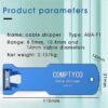 Optical Fiber Cable Stripper 8.5mm 10.4mm 14mm Cable Sheath Slitter Longitudinal Jacket Cutter FS901 - Image 5
