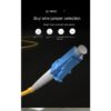 Patch Cord Single Mode LC/UPC - SC/UPC Duplex 2.0mm PC801 - Image 3