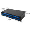 48-Port SC Full Set Optical Fiber Termination Box with Pigtail Flange Thickening - TBR303 - Image 5