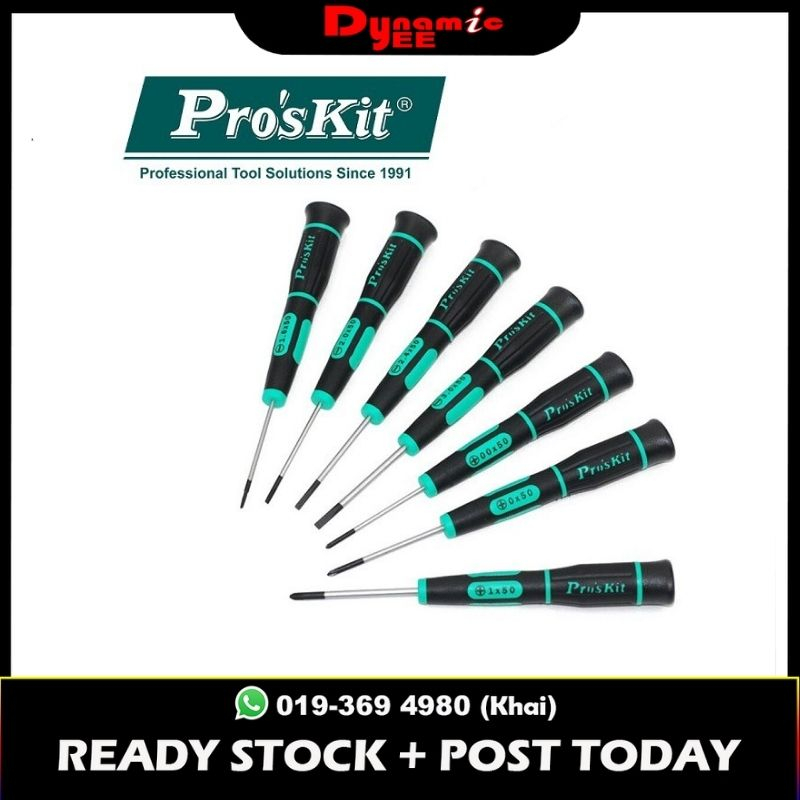 PRO’SKIT 7 Piece Electronic Screwdriver Set SD081A Dynamic EE Zone