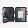 16 Core 2 in 1 Fiber Distribution Box ABS Wall Mount FTTH Fiber Distribution Box / Fiber Splitter Box FDB501 - Image 9