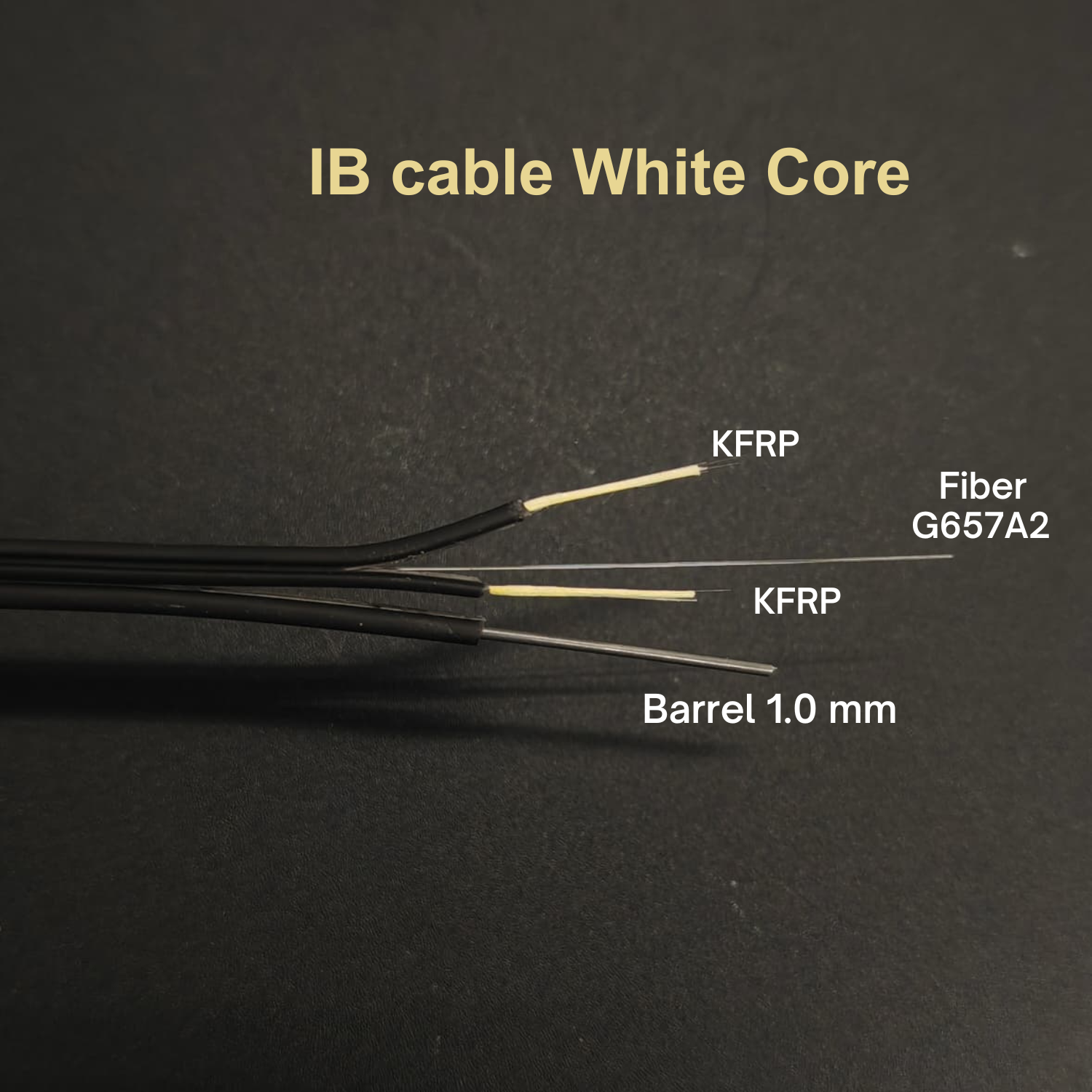FTTH Outdoor IB Drop Fiber (KFRP Type ) Cable 1Core 500m GJYXFCH-1B6a2 G657A2 IB301 - Image 5