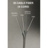 TM SPEC FTTH IB Drop Fiber Cable Outdoor 4 Core (FRP) GJYXFCH IB202 - Image 2