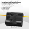 Fiber Cable Jacket Slitter Loose Tube Fiber Bundle Longitudinal Tube Loose Fiber Optic Buffer Tube Stripper BT301 - Image 4