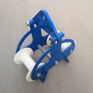 Ground Cable Roller High Quality Nylon And Aluminium Cable Pulley NP401