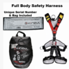 Full Body Safety Harness XD-A9516 with 5 Point D-Ring Equipment EN 361 SH101 - Image 8