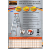 WINNER TM Spec LADDER QUALITY ALUMINIUM LADDER/ TANGGA ALUMINIUM (DOUBLE SIDED) LD101 - Image 6