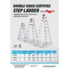 EVERLAS TM Spec Ladder A-type DOUBLE SIDED Industrial LD101 - Image 9