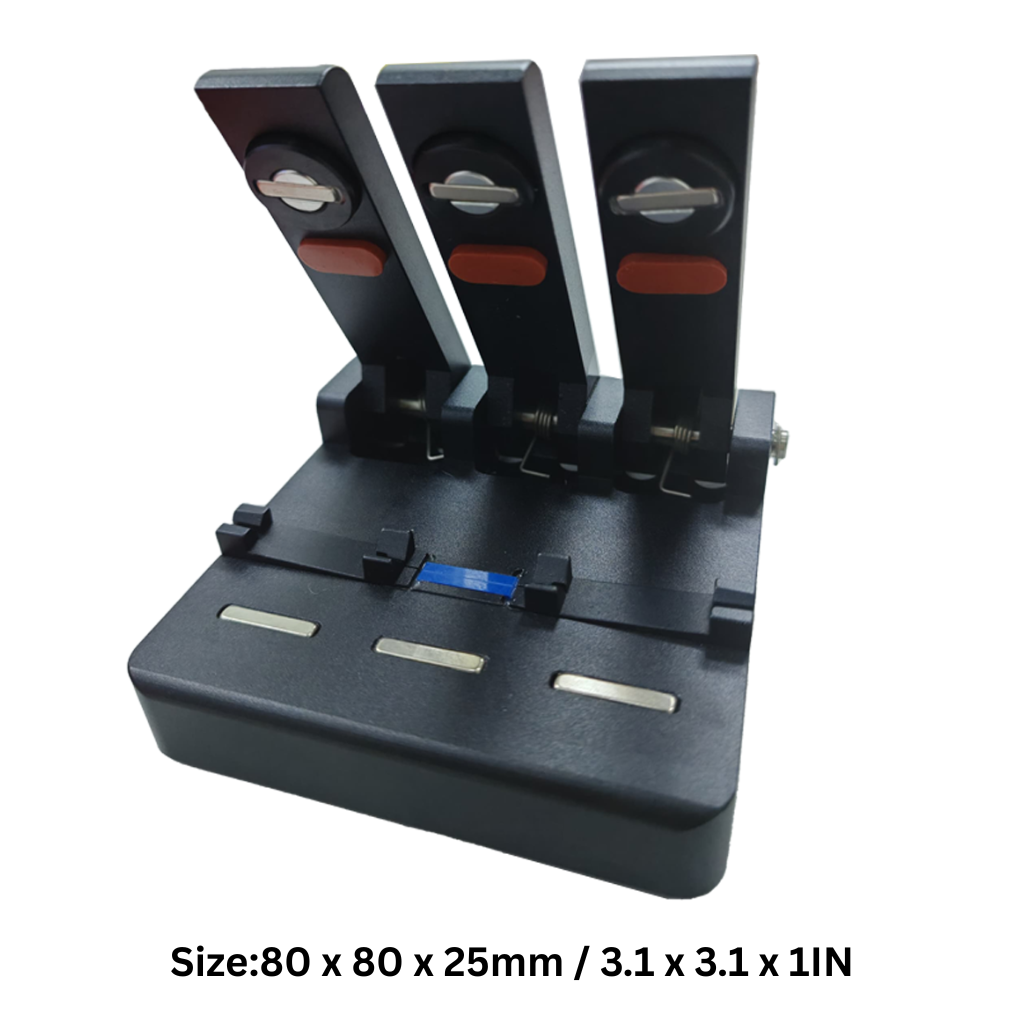 SINGLE CORE OPTICAL FIBER V ALIGNER WITH PRESS PLATE MAGNETIC SWITCH TO ...