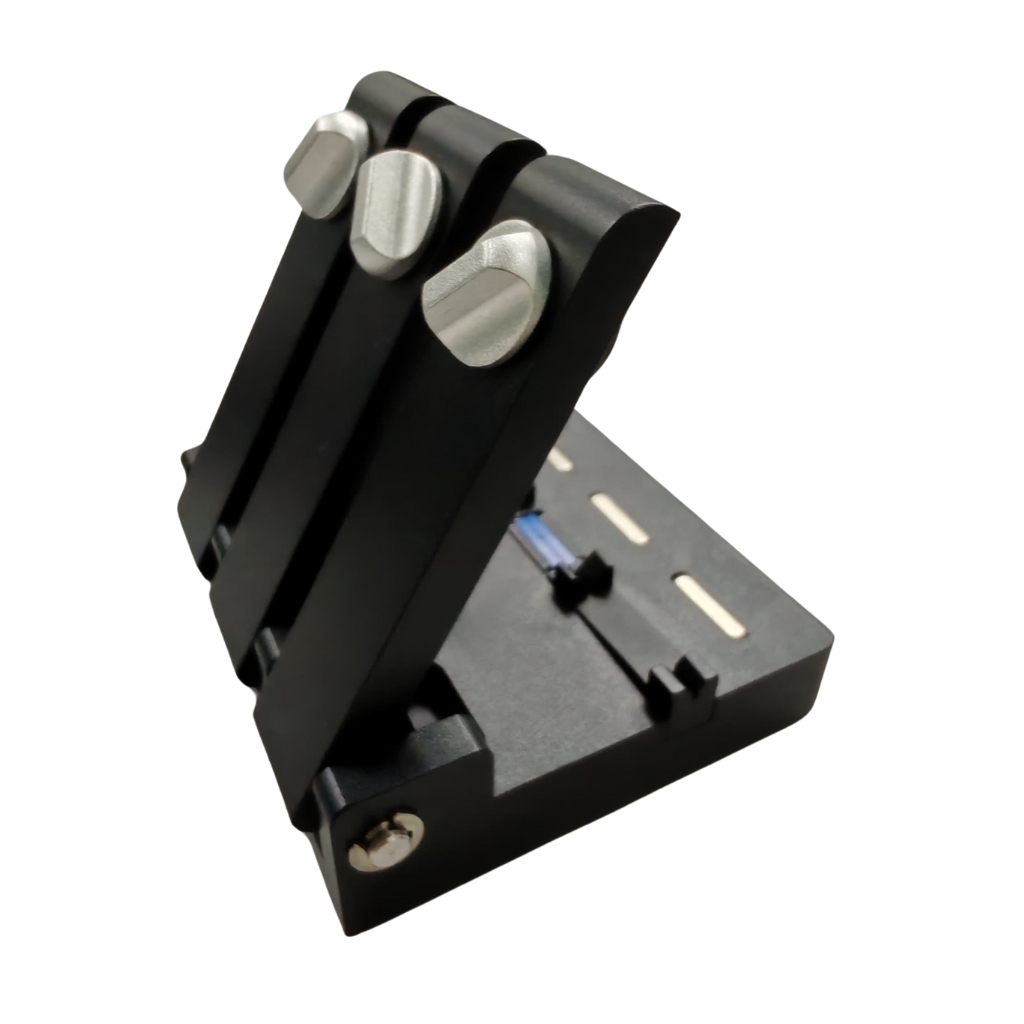 SINGLE CORE OPTICAL FIBER V ALIGNER WITH PRESS PLATE MAGNETIC SWITCH TO ...