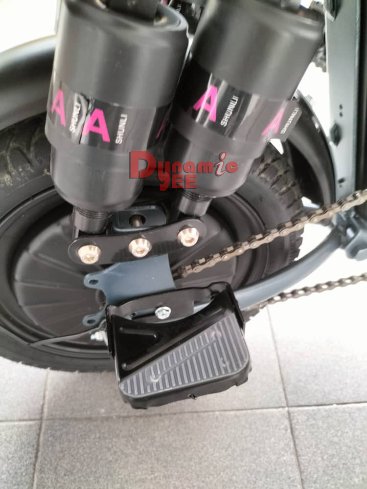 Bicycle Rear Seat Pedals E-Bike Rear Wheel Pedals Mountain Bike Stirrups Folding Bike Universal Accessories BIKE302 - Image 3