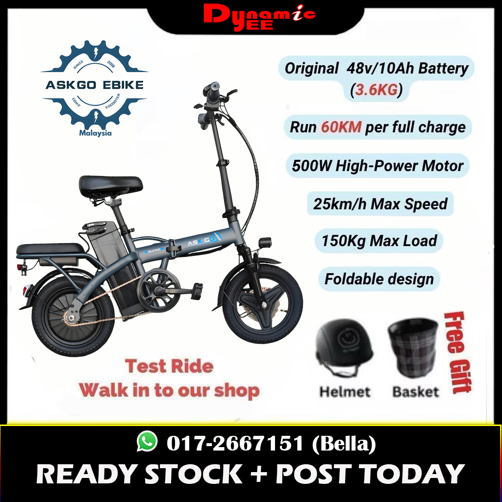 ASKGO Electric Bicycle Z6 EXPORT QUALITY BIKE301