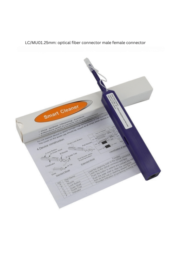 Fiber Optic One Click Cleaner for 1.25 LC & 2.5mm FC SC ST Fiber Cleaning Pen CT301 - Image 6