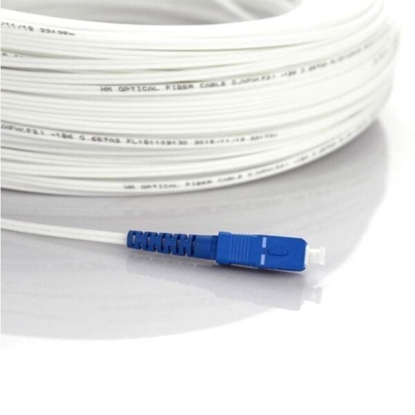 Pre-Connectorized UG WHITE SC/APC-SC/APC Single Mode UG Drop Fiber Optic Patch Cord INDOOR PR30 - Image 5