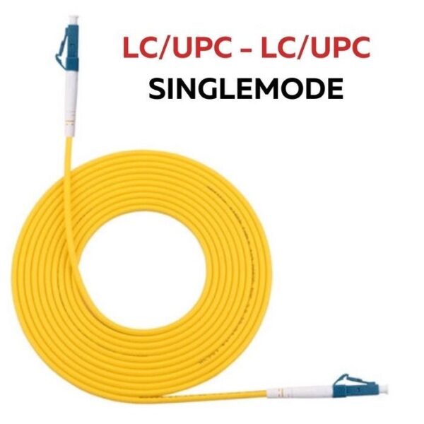 Patch Cord 3.0 Yellow LC/UPC-LC/UPC ( 2m ,3m ,5m ,10m ,15m,20m ) PC101 - Image 2