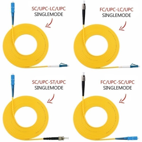 FC/UPC-LC/UPC 2.0 SINGLE MODE SIMPLEX PATCH CORD (1m, 2m, 3m, 5m,10m) PC501 - Image 3