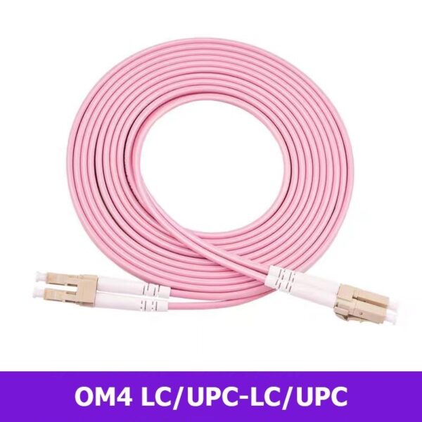 OM4 DUPLEX Multimode Fiber Patch Cord Cable LC/UPC-LC/UPC 2.0mm AQUA (1|2|3|5|10M) PCM201 - Image 2