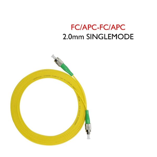 Patch Cord 2.0mm FC/APC-FC/APC Yellow ( 2m, 3m ,5m) PC301 - Image 2
