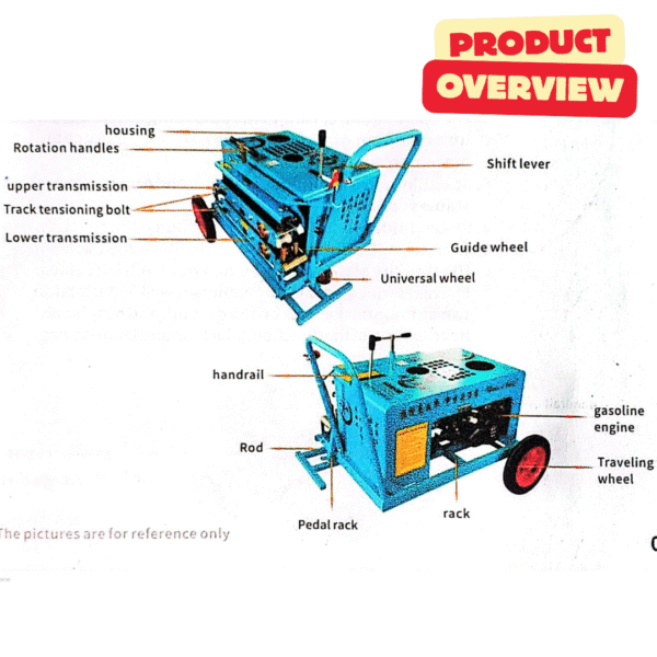 Cable Tractor Pulling Pushing Machine Optical Cable Tractor Machine 3000N 4200N OCT101 - Image 8