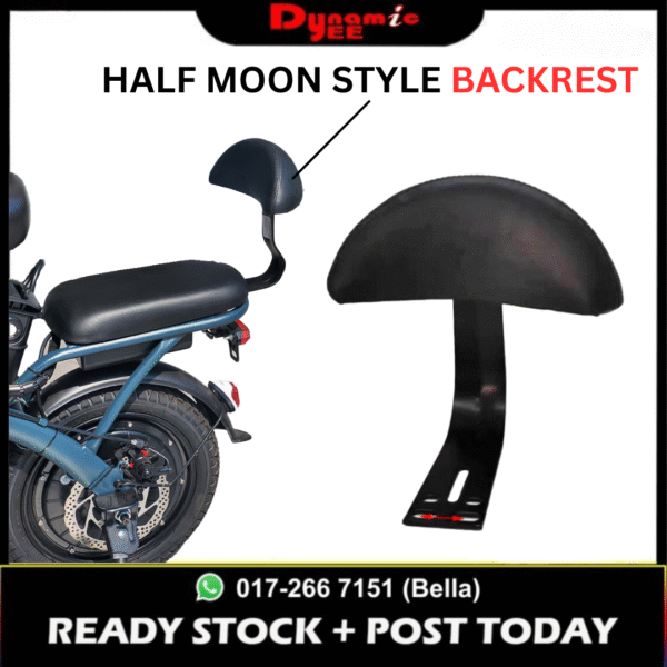 E-Bike Rear Seat Backrest Penyandar Belakang | Accessories Ebike | BIKE302