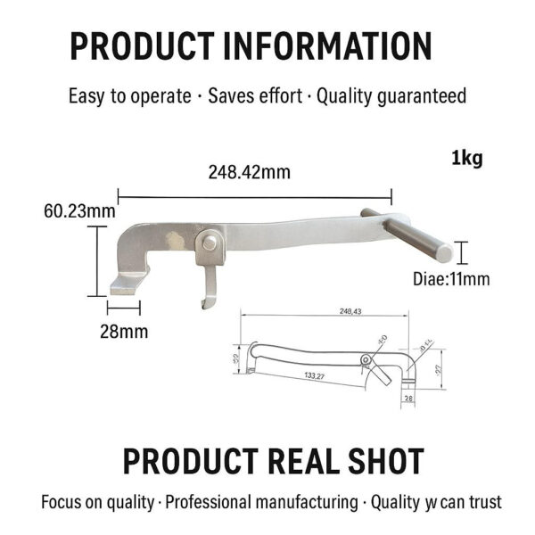 MANHOLE KEY LIFTING HOOK FOR ROUND OR SQUARE MANHOLE MH102 - Image 3