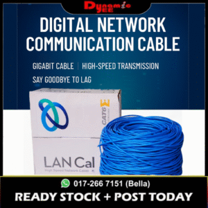 CAT.6 UTP LAN Cable, 23AWG, 4 Pairs, Copper-Clad Aluminum (CCA), 300 Meters NC201