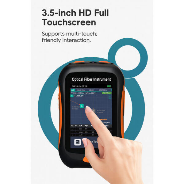Novker Pocket OTDR NK-2800 Mini Fiber Tester 1550nm 80km | VFL + OPM + OLS | Event Map OT031 - Image 4