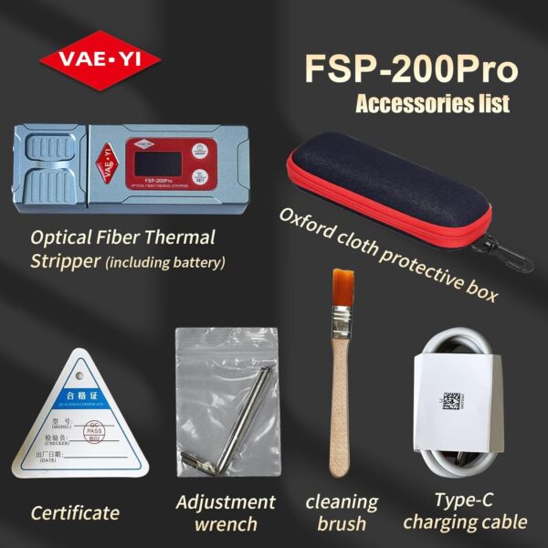 Fiber V Thermal Stripper – Optical Fiber Heating Stripping Tool FTS101 - Image 7