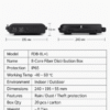 8 Core Optical Fiber Distribution Box ABS Wall Mount FTTH Fiber Distribution Box / Fiber Splitter Box FDB501 - Image 3