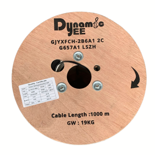 FTTH 2 Core Outdoor IB Drop Fiber Cable 1000m (FRP)GJYXFCH-2B6a2 G657A2 IB201 - Image 6