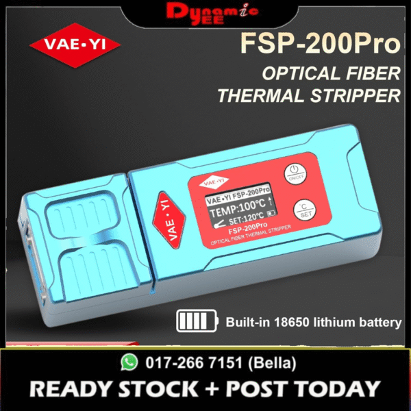 Fiber V Thermal Stripper – Optical Fiber Heating Stripping Tool FTS101