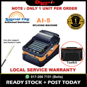 Authorized Distributor Signal Fire AI-5 Fiber Optic Fusion Splicer | Fully Automatic Core Alignment SM106
