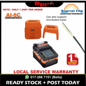 Authorized Distributor SIGNAL FIRE AI-6C Fiber Optic | Optical Fiber Fusion Splicer Fully Automatic SM103