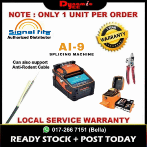 Authorized Distributor Signal Fire AI-9 Fiber Optic Fusion Splicer | Fully Automatic Core Alignment SM102