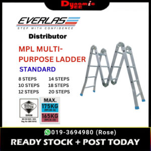 EVERLAS MPL MULTI-PURPOSE LADDER  STANDARD MPL08 | MPL10 | MPL12 | MPL14 | MPL16 | MPL18 | MPL20 - LD802