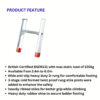 EVERLAS EDDR HEAVY DUTY DOUBLE EXTENSION LADDER LD903 - Image 2