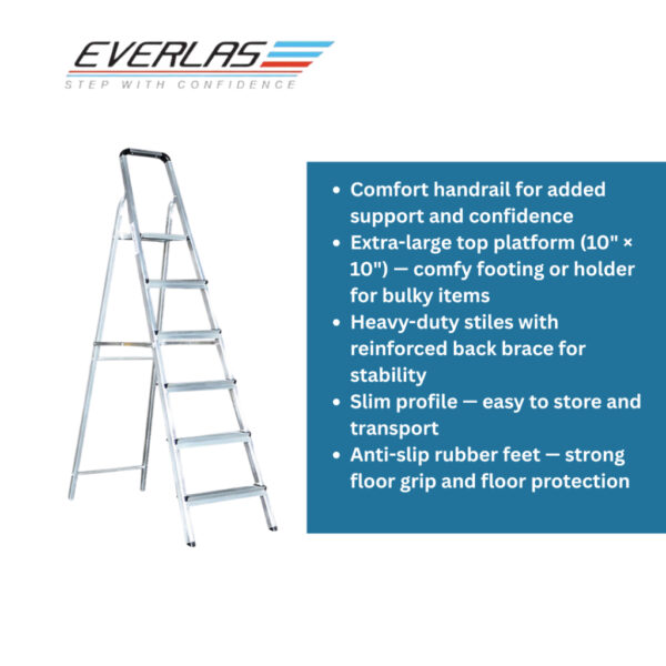 EVERLAS EZ PLATFORM LADDER EZ05 | EZ06 | EZ07 | EZ08 - LD901 - Image 3