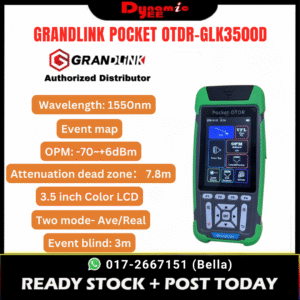 GRANDLINK OTDR GLK3500D | 1310/1550nm ±20nm | 24/22dB Dynamic Range | OT032