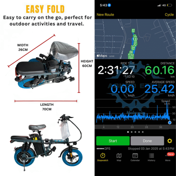 ASKGO Electric Bicycle F12 EXPORT QUALITY! BIKE301 - Image 8