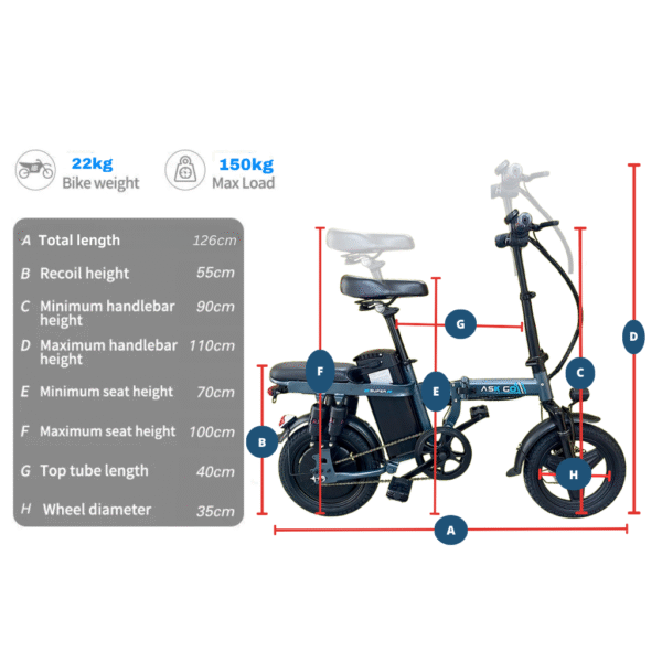 ASKGO Electric Bicycle F12 EXPORT QUALITY! BIKE301 - Image 7