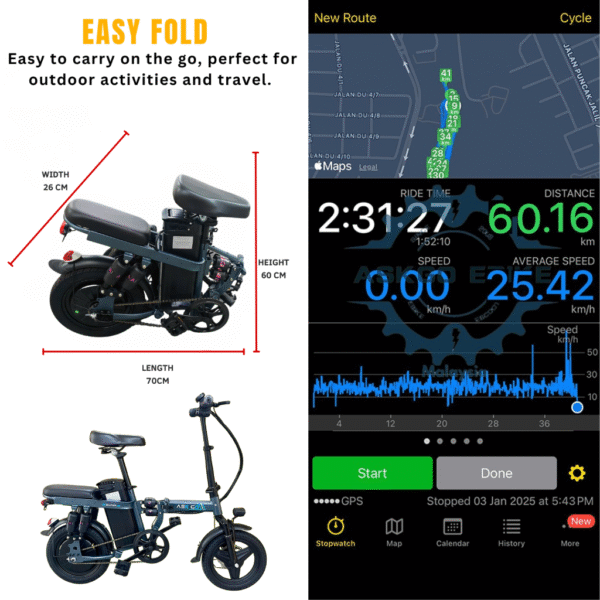ASKGO Electric Bicycle F12 EXPORT QUALITY! BIKE301 - Image 8