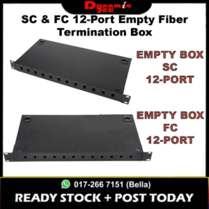 12-Port SC & FC Empty Optical Fiber Termination Box with Pigtail Flange Thickening - TBR301
