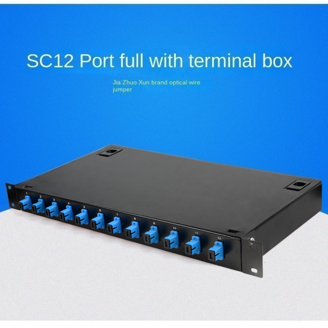 12-Port SC Full Set Optical Fiber Termination Box with Pigtail Flange Thickening - TBR301 - Image 5