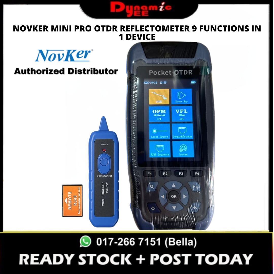 NOVKER Mini pro OTDR Reflectometer 9 Functions In 1 Device OT801