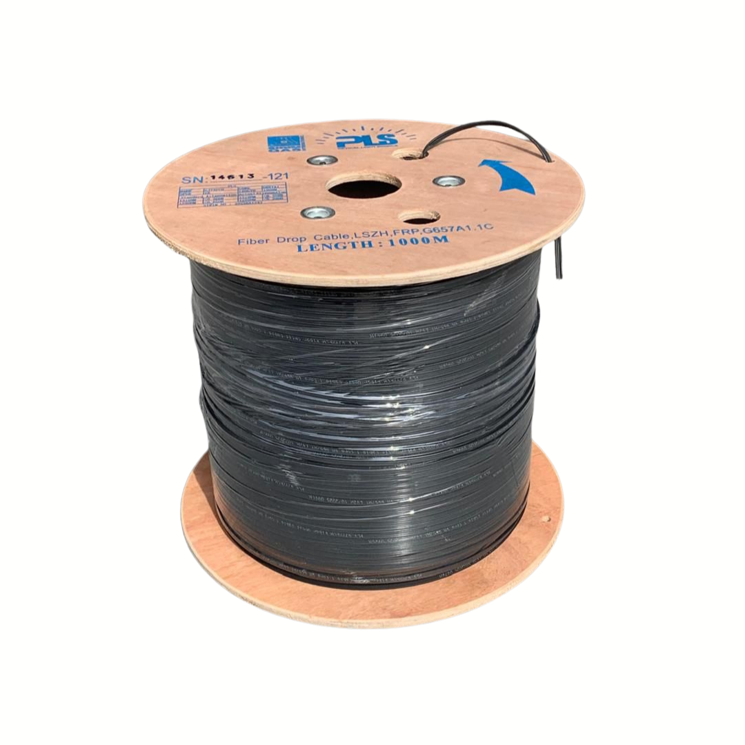 PLS TM CERTIFIED GJYXFCH IB DROP FIBER CABLE 1 CORE 1KM (B) GJYXFCH -1B6A1 G657A1 IB803 - Image 2